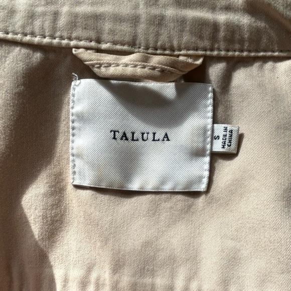 Aritzia Talula Trooper Utility Jacket in Khaki Beige, Size Small - Picture 9 of 9